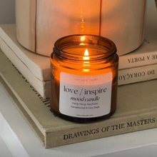 Load image into Gallery viewer, Love / Inspire Mood Candle - Ylang-Ylang, Patchouli, Sandalwood &amp; Clary Sage
